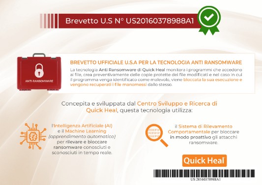 Brevetto antivirus quick heal