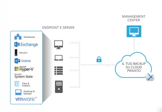 Management  server center backup